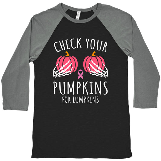 October Breast Cancer Awareness Baseball Tee