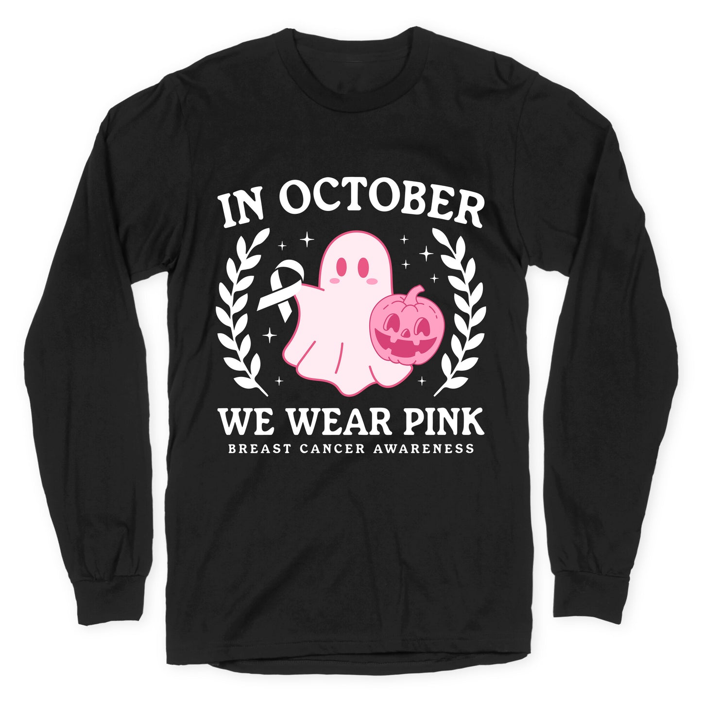 Breast Cancer Awareness October Longsleeve Tee