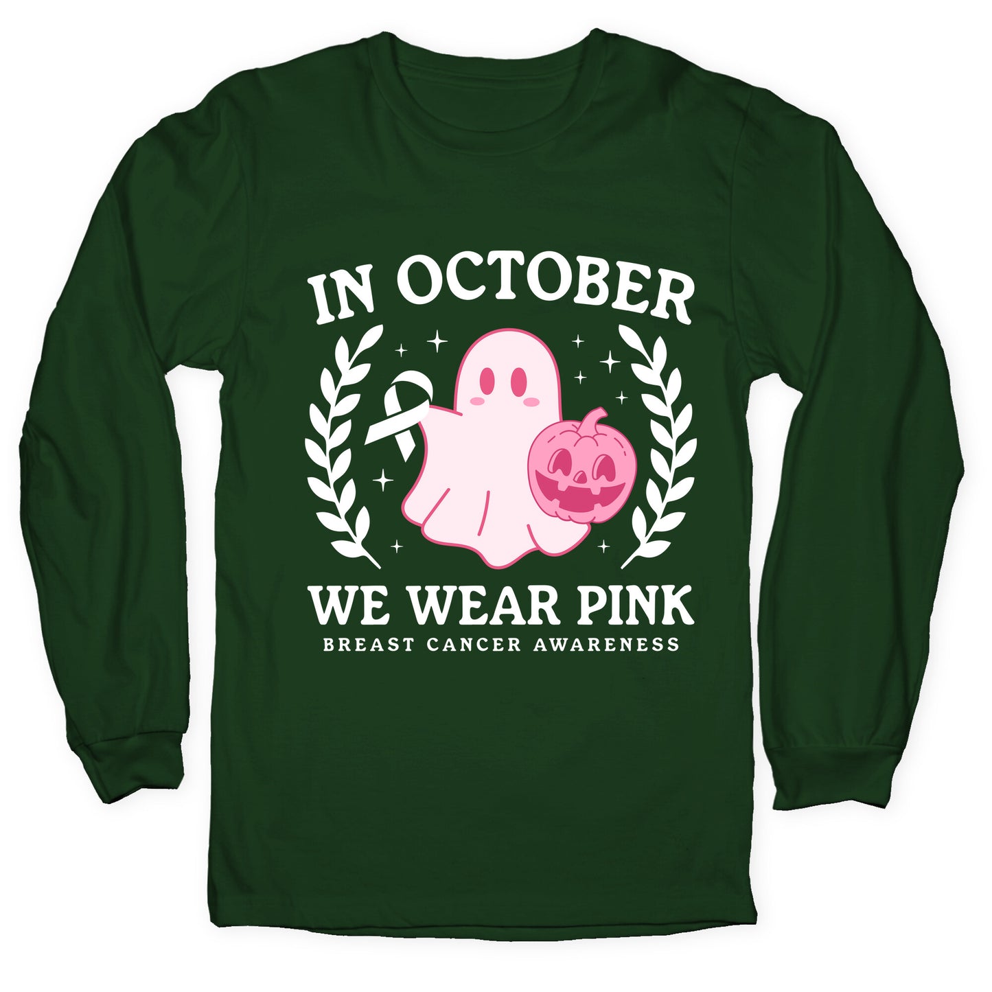 Breast Cancer Awareness October Longsleeve Tee