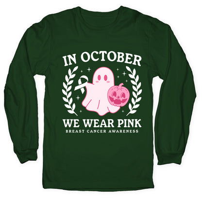 Breast Cancer Awareness October Longsleeve Tee