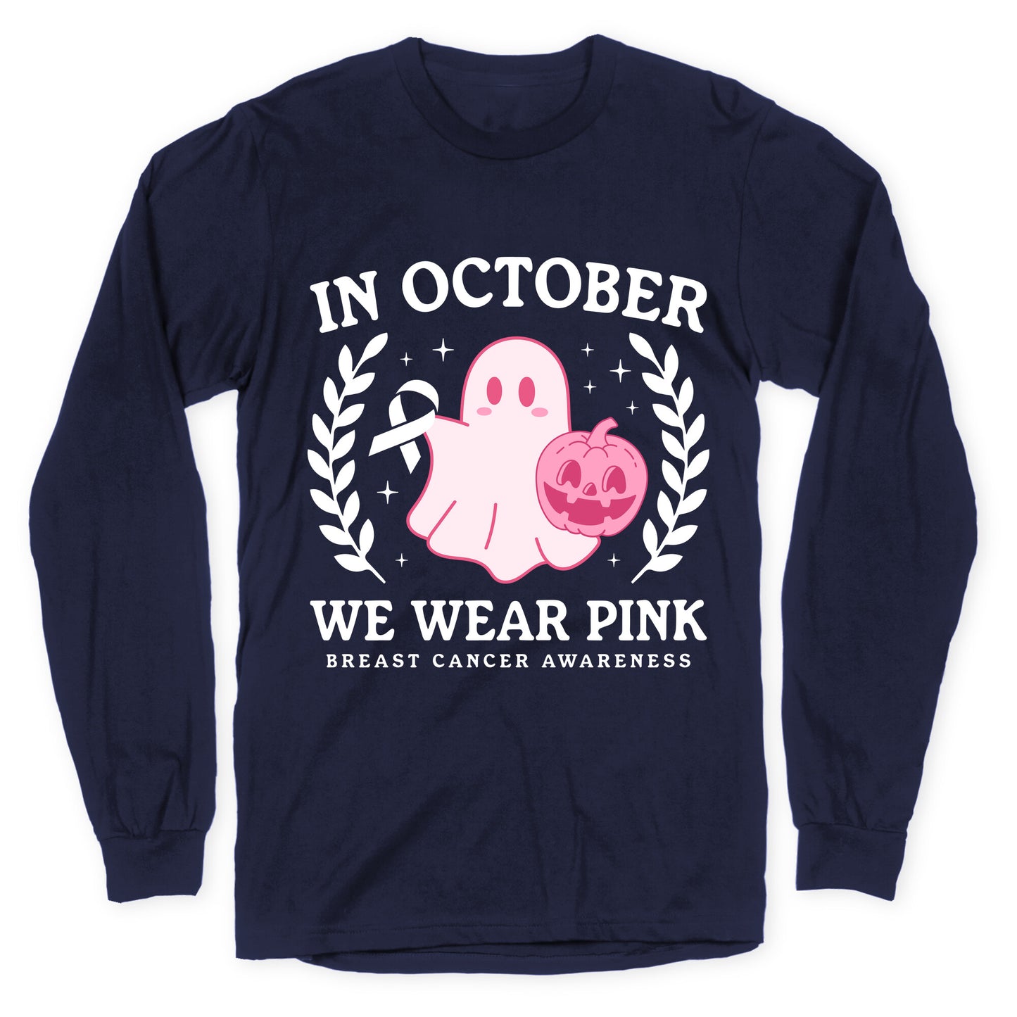 Breast Cancer Awareness October Longsleeve Tee