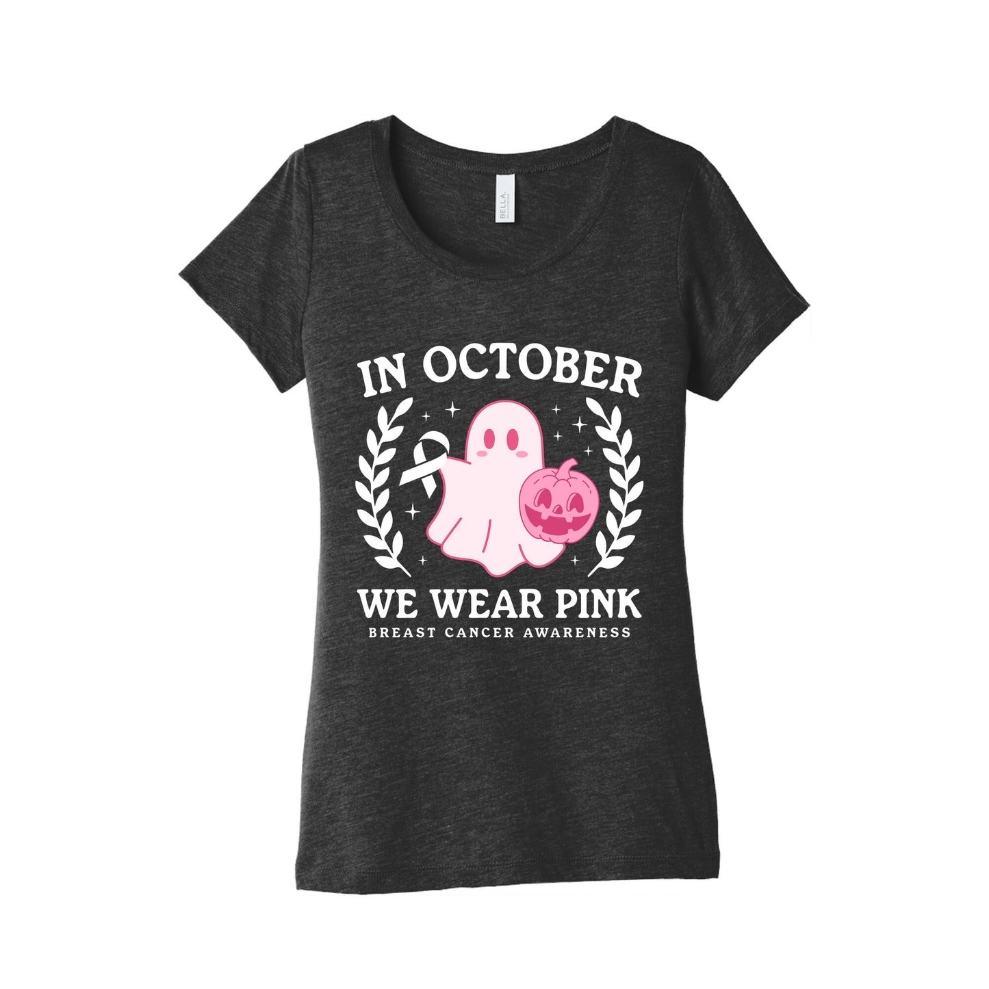 Breast Cancer Awareness October Womens Triblend Tee