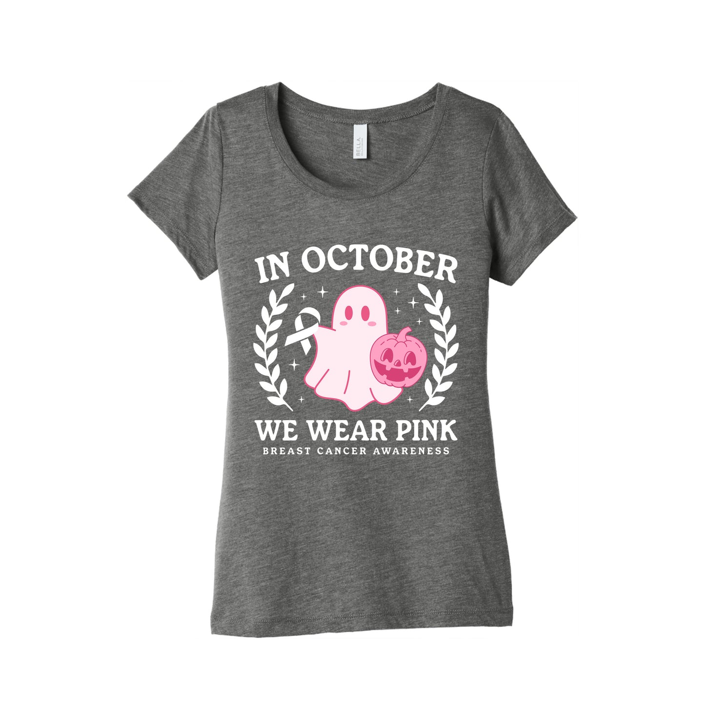 Breast Cancer Awareness October Womens Triblend Tee