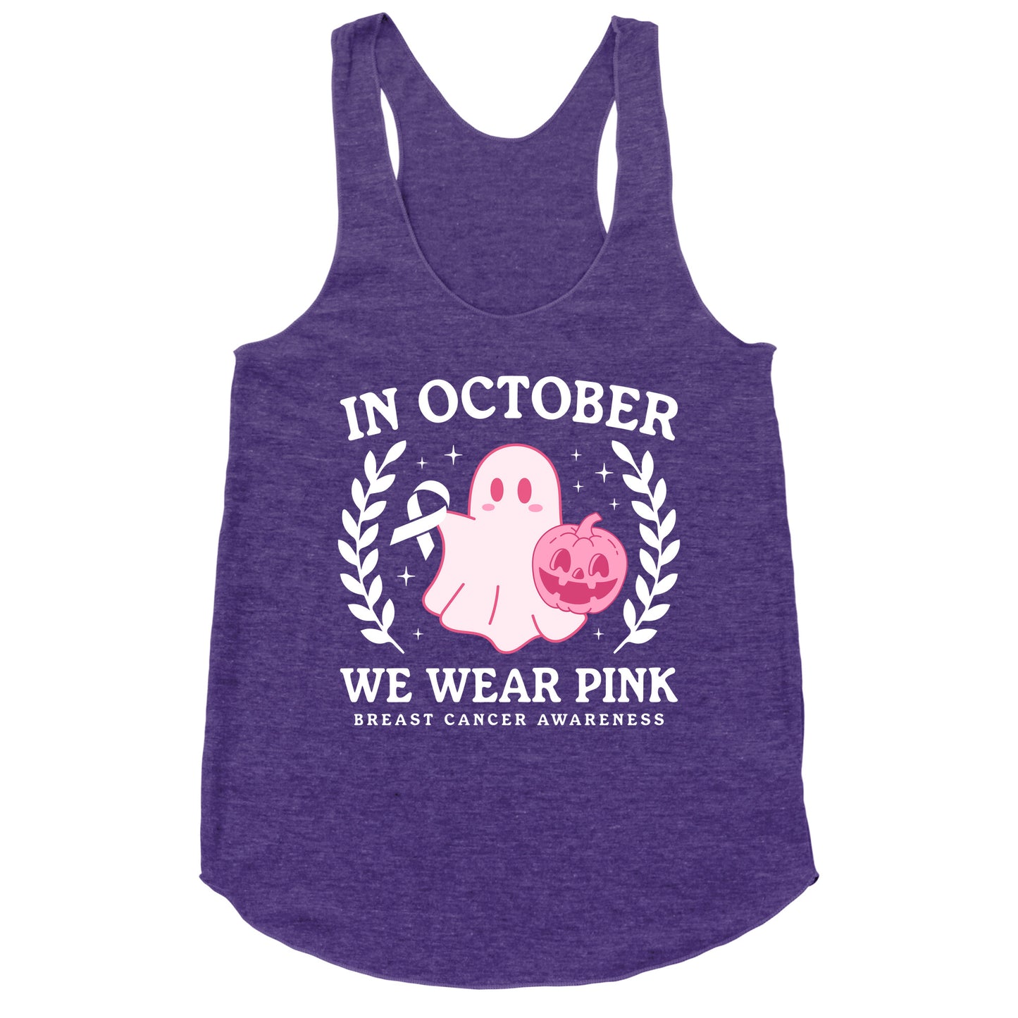 Breast Cancer Awareness October Racerback Tank