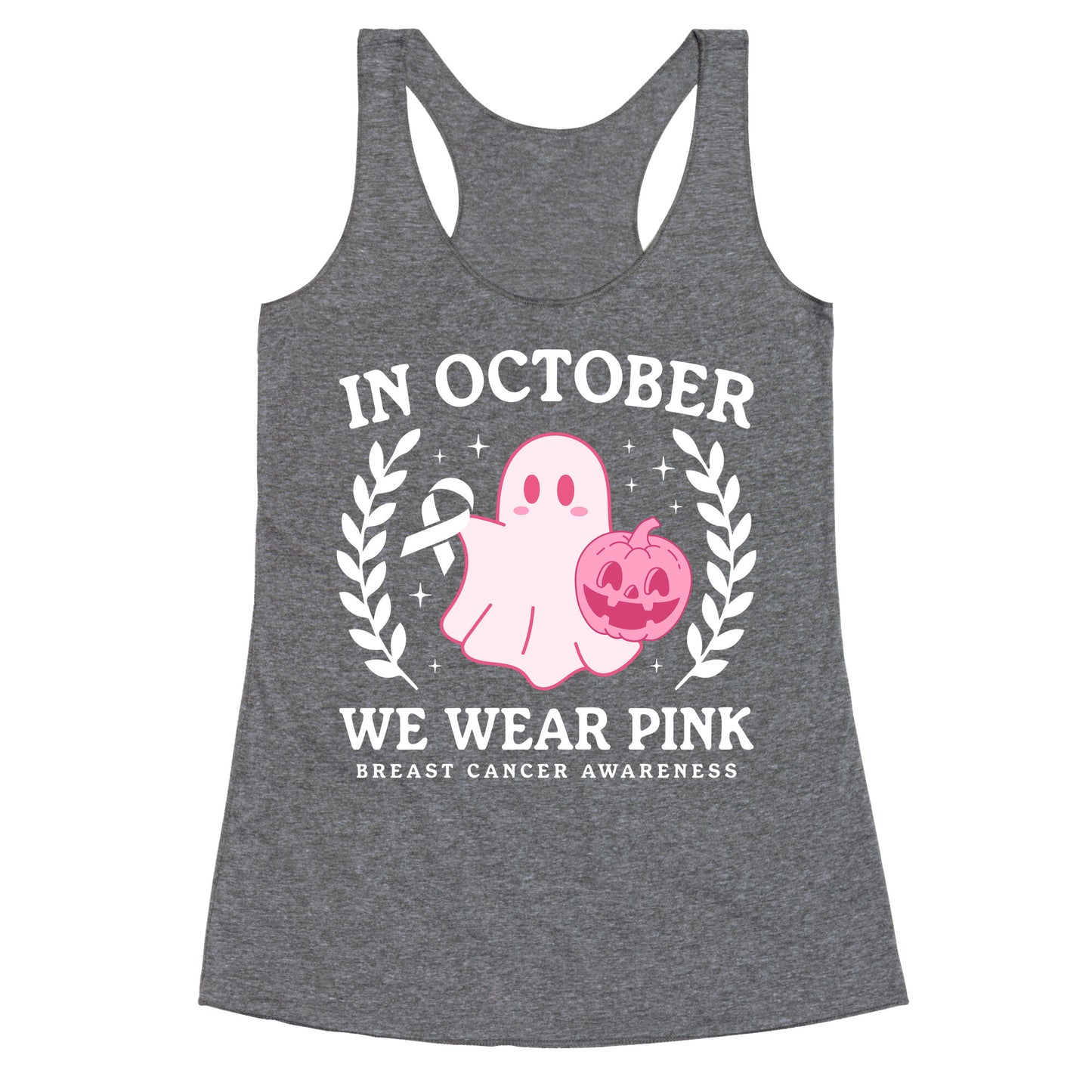 Breast Cancer Awareness October Racerback Tank