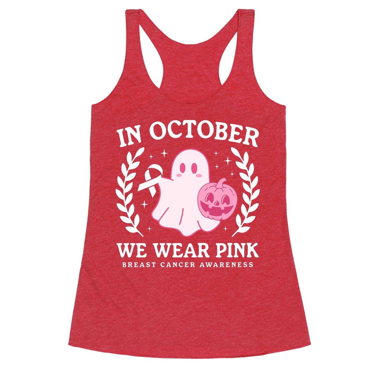 Breast Cancer Awareness October Racerback Tank