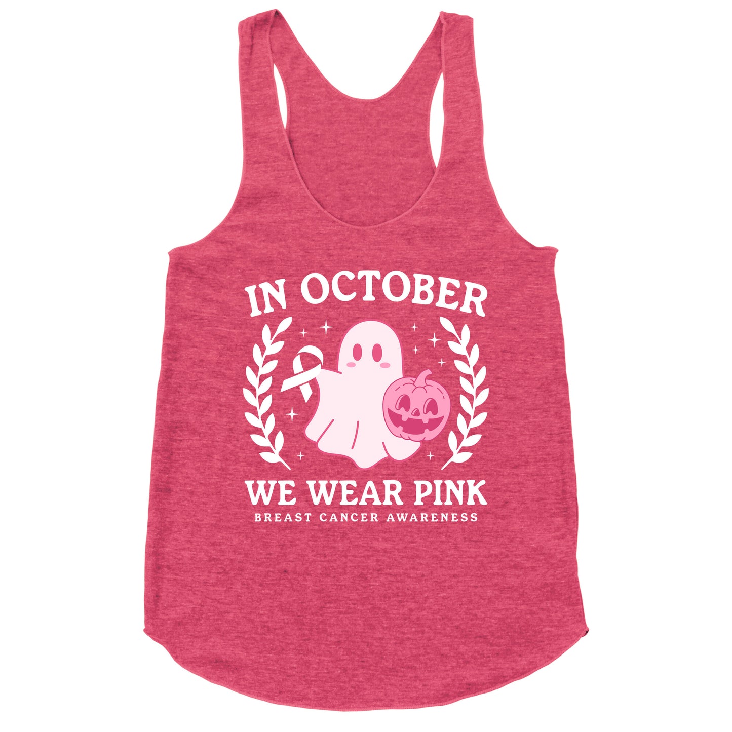 Breast Cancer Awareness October Racerback Tank