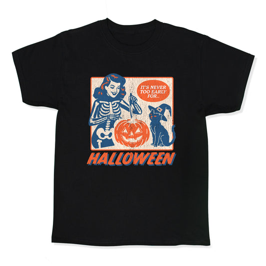 Never Too Early for Halloween Kids Tee