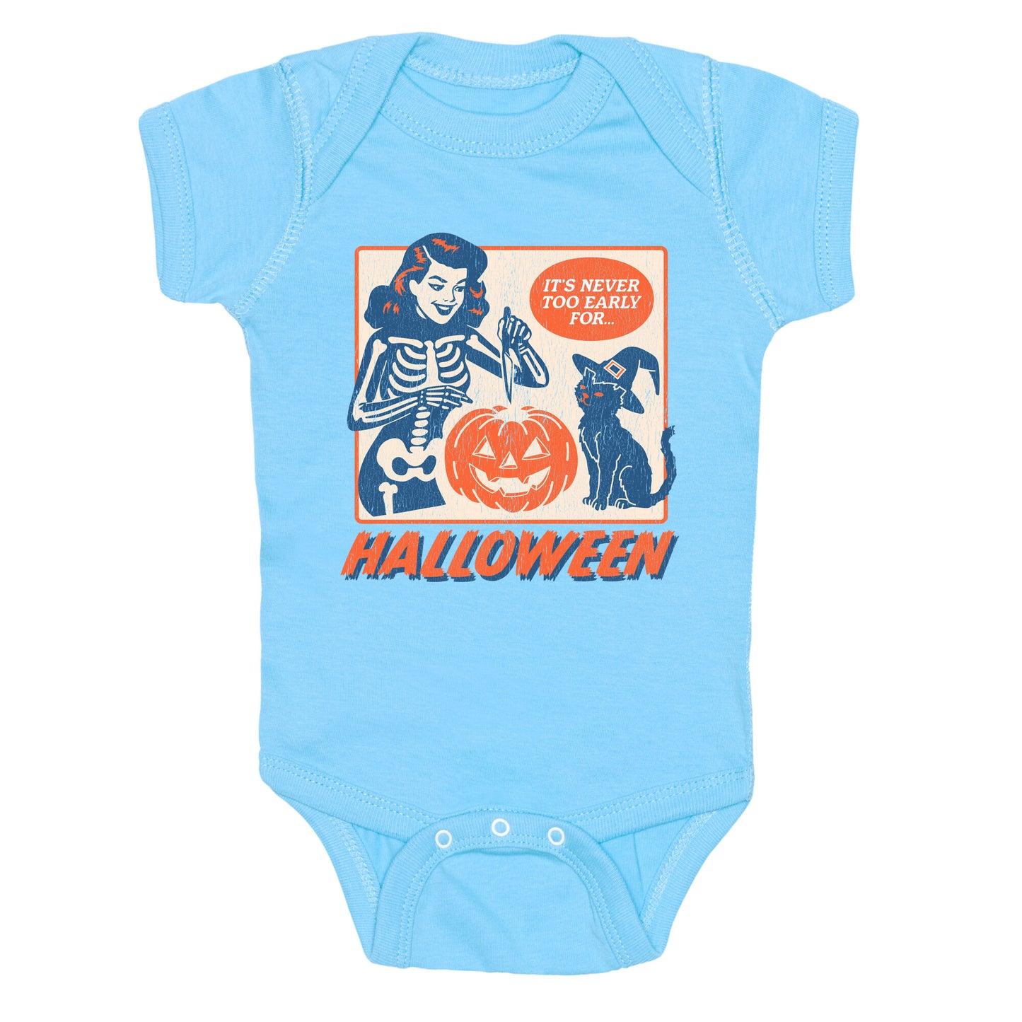 Never Too Early for Halloween Baby One-Piece