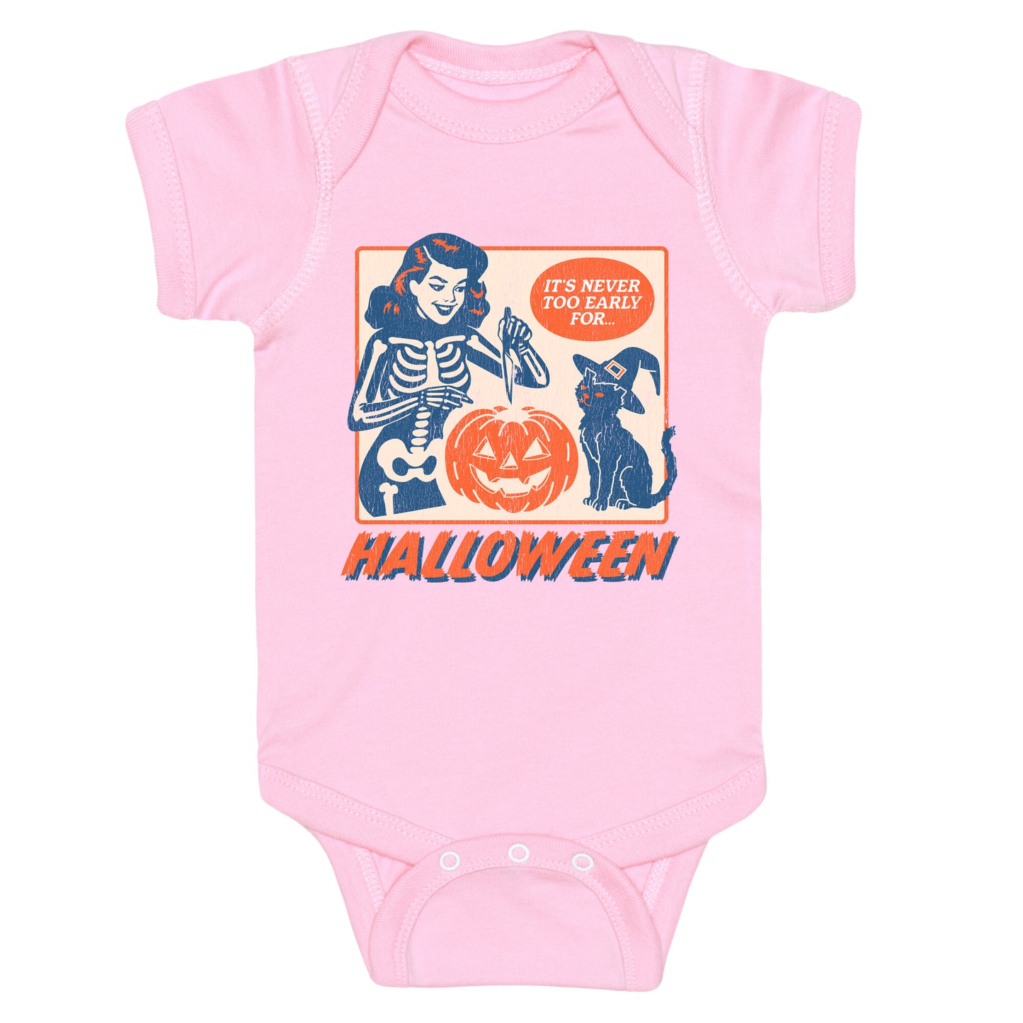 Never Too Early for Halloween Baby One-Piece