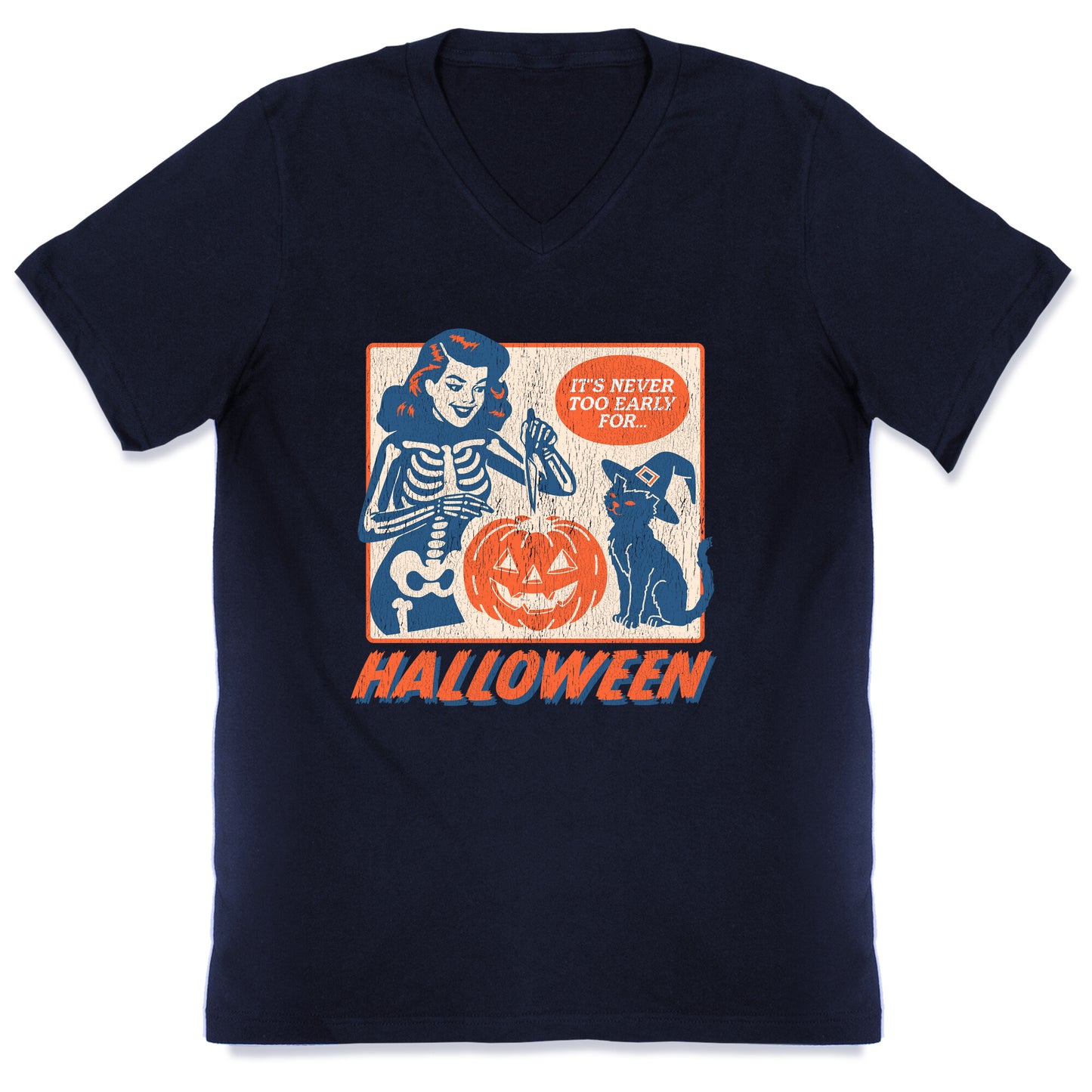Never Too Early for Halloween V-Neck