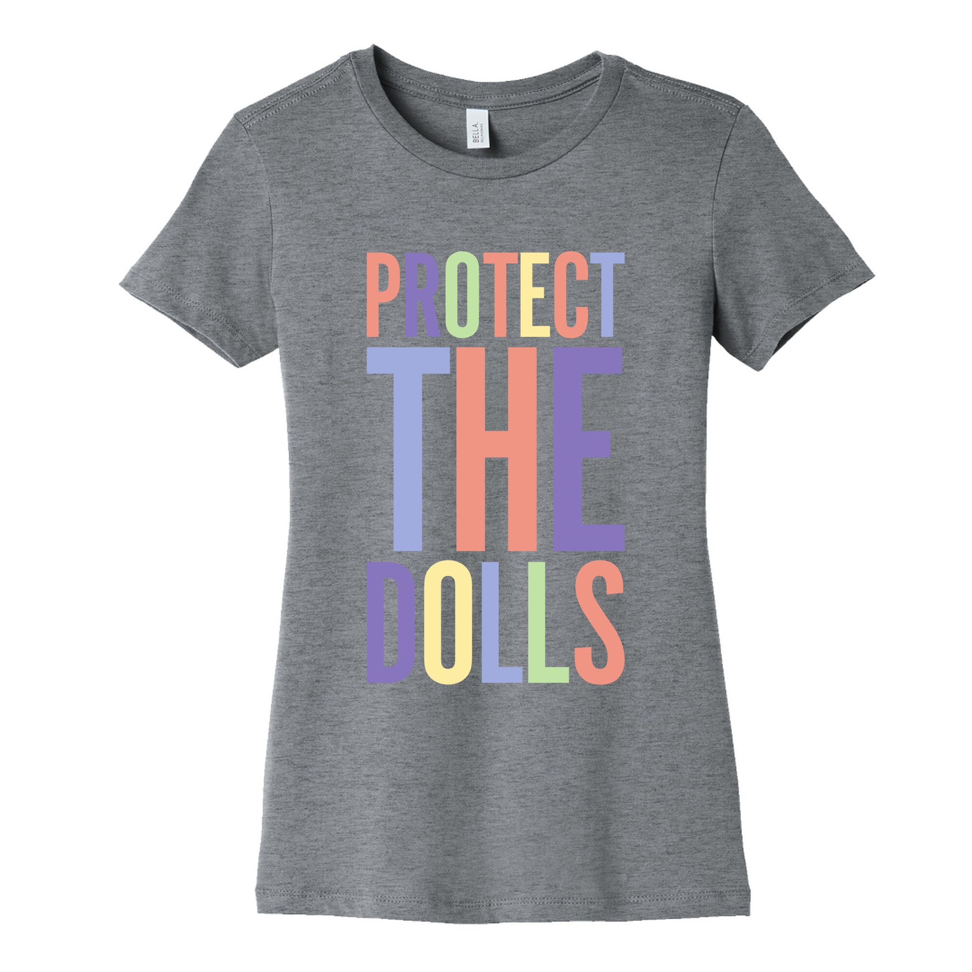 Protect The Dolls Trans Rights Womens Cotton Tee