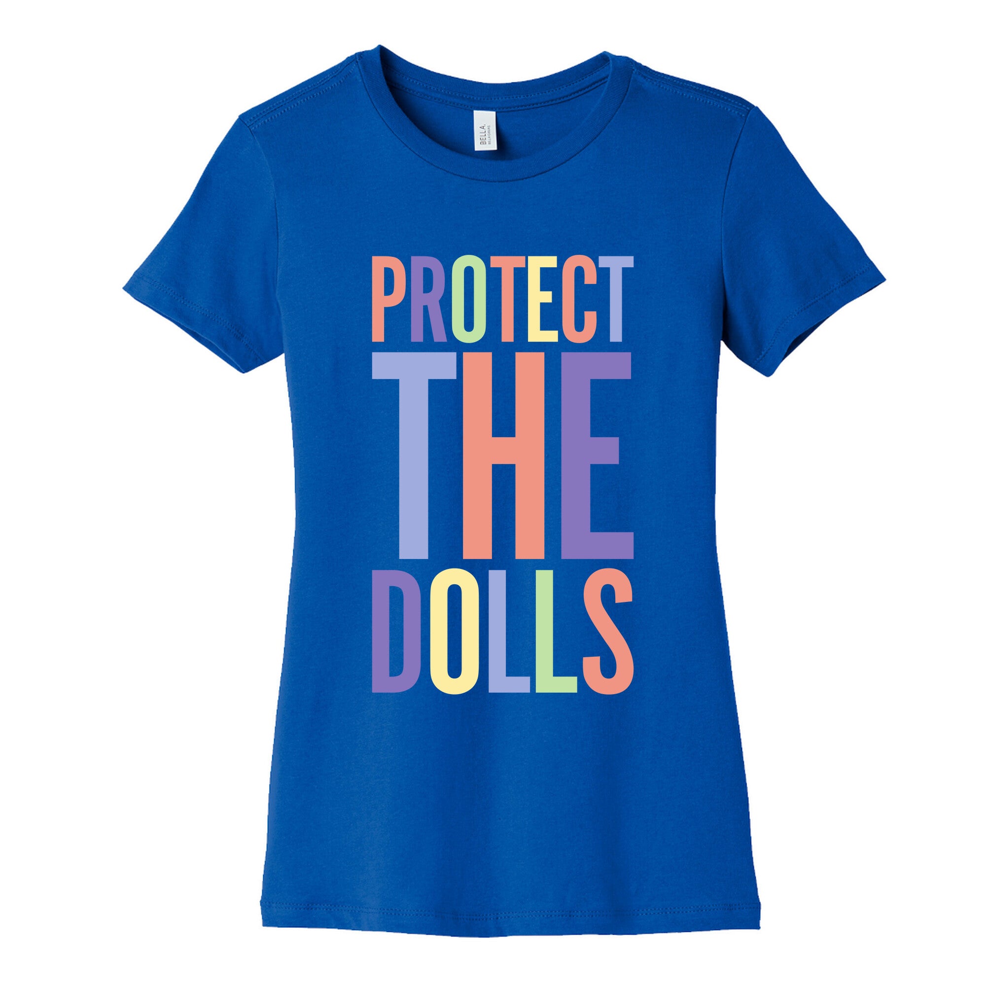 Protect The Dolls Trans Rights Womens Cotton Tee