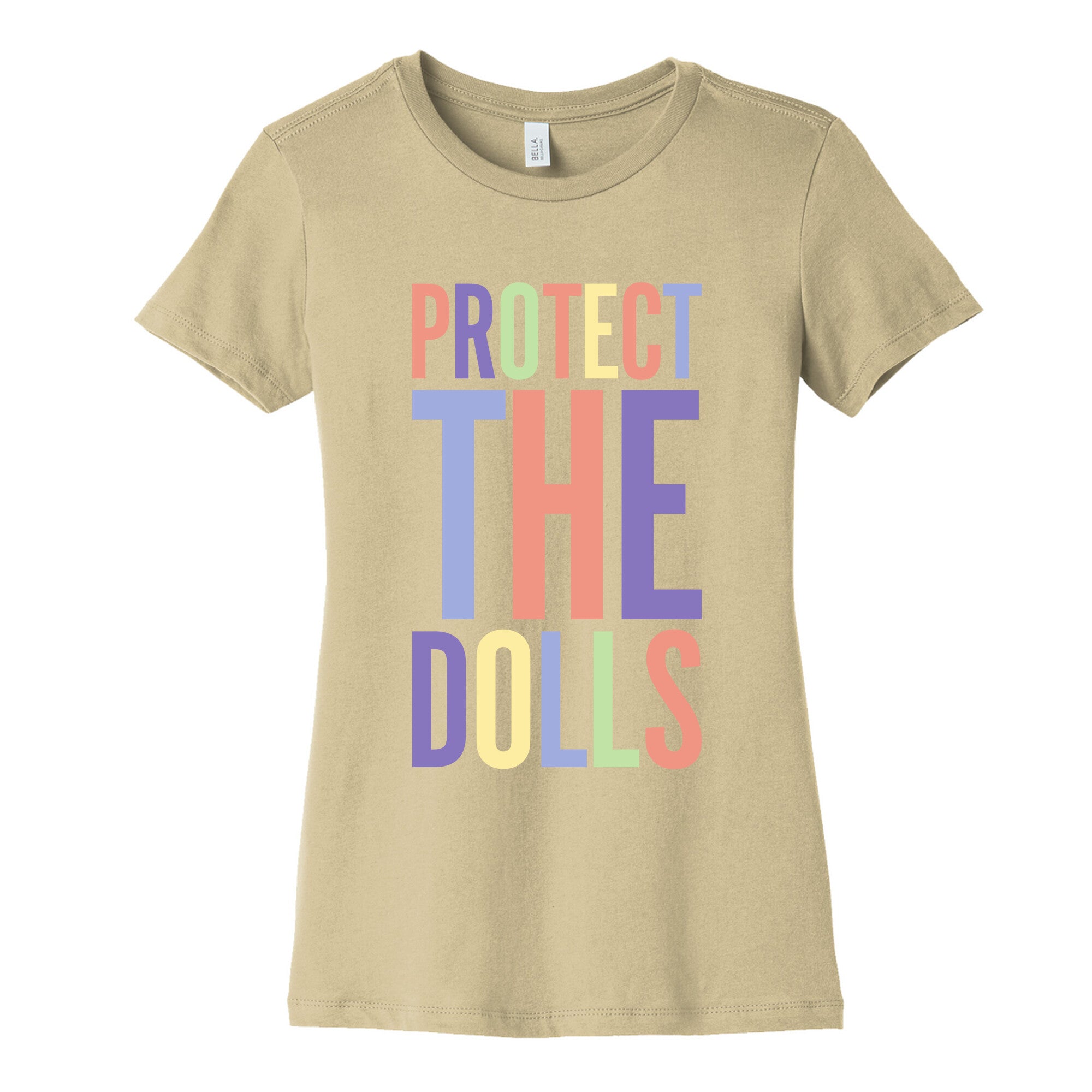 Protect The Dolls Trans Rights Womens Cotton Tee