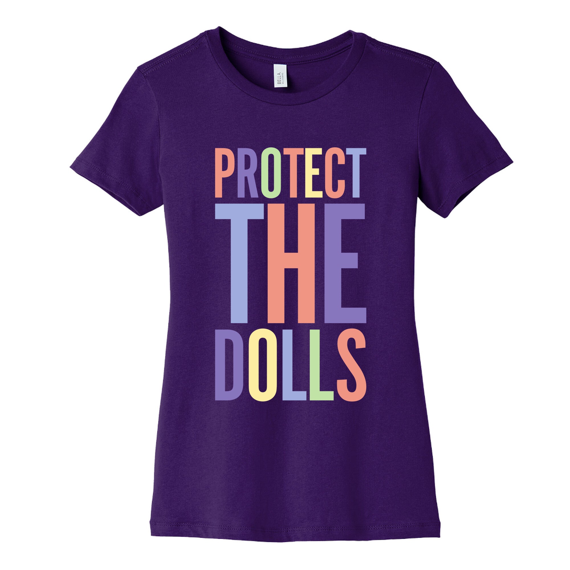 Protect The Dolls Trans Rights Womens Cotton Tee