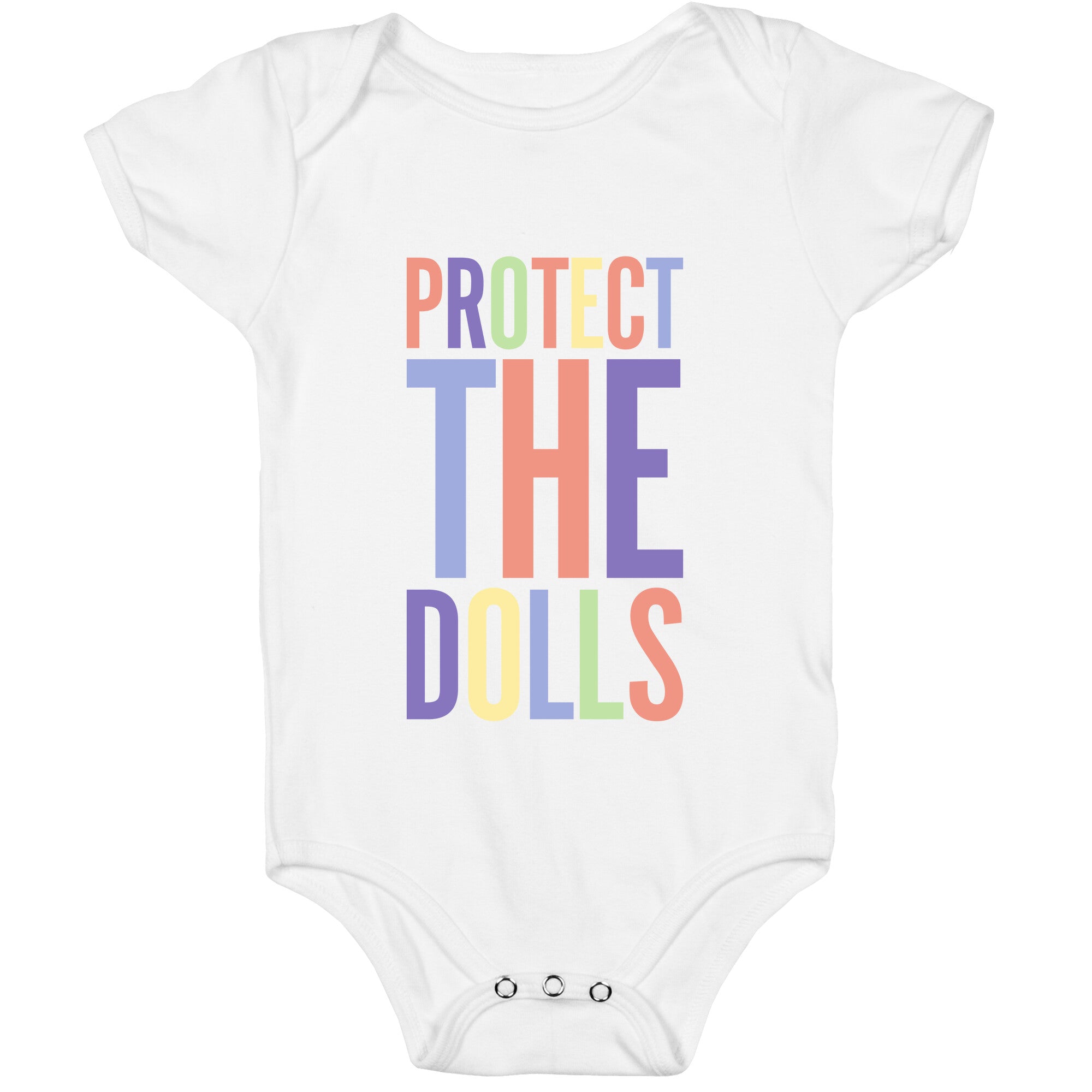 Protect The Dolls Trans Rights Baby One-Piece