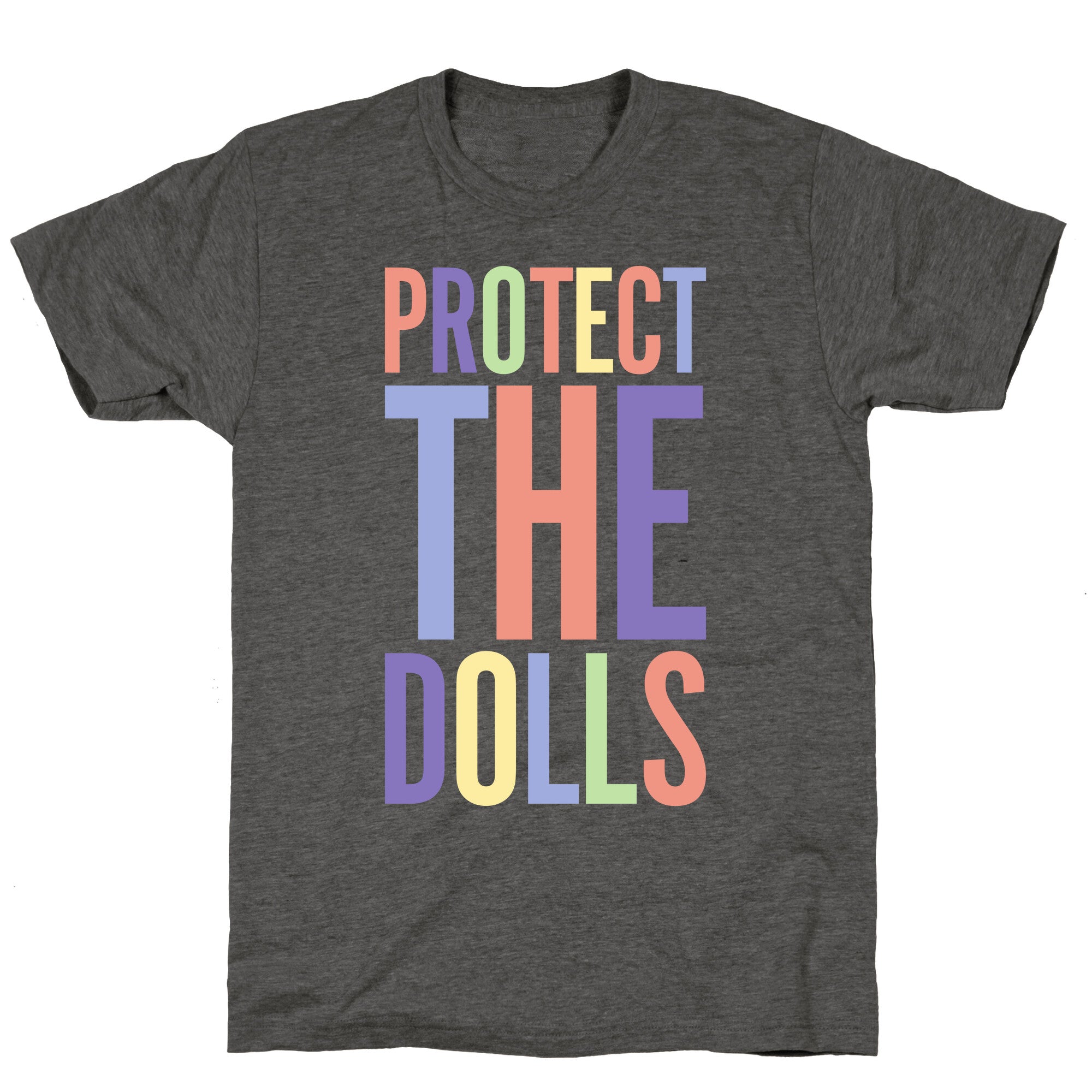 Protect The Dolls Trans Rights Unisex Triblend Tee