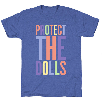 Protect The Dolls Trans Rights Unisex Triblend Tee