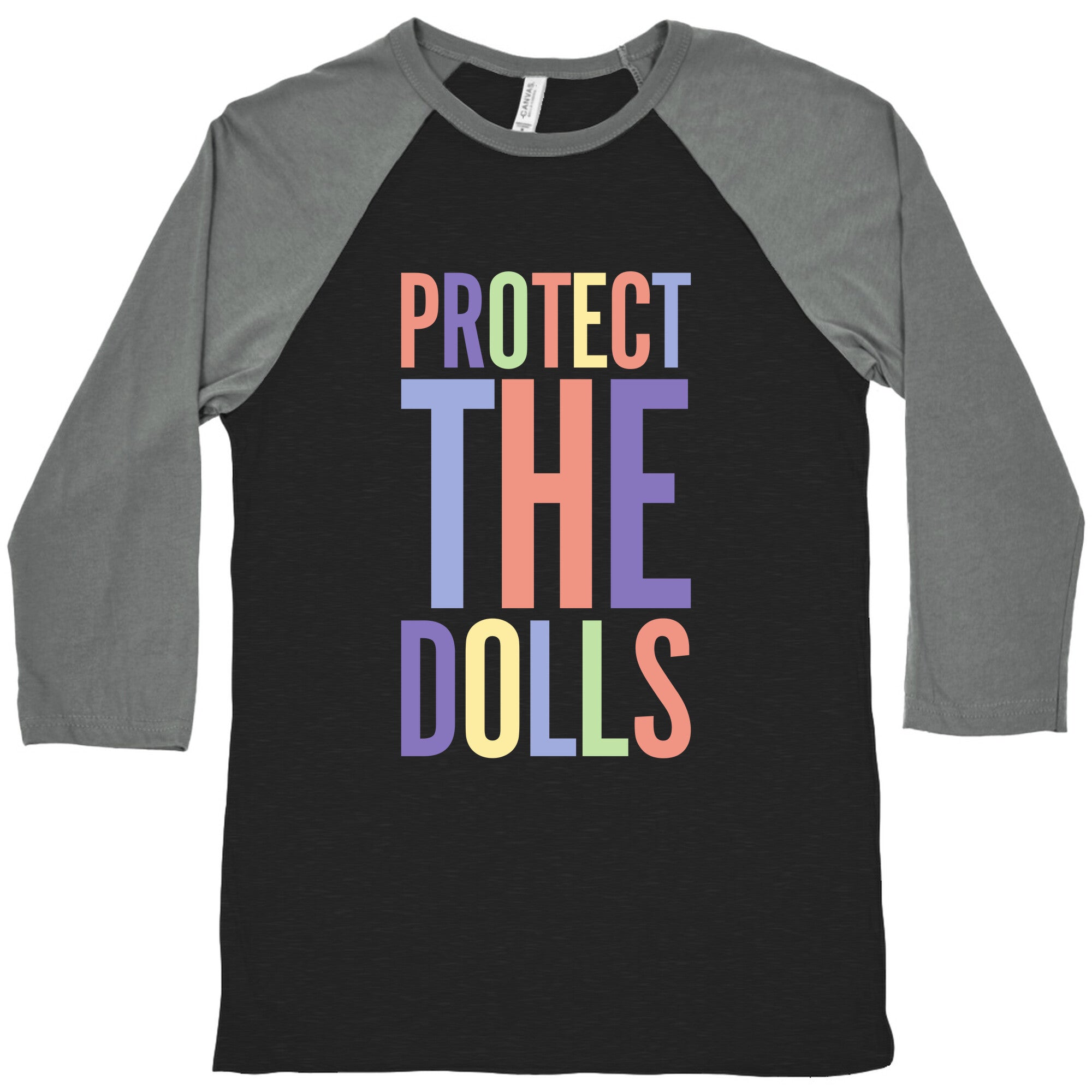 Protect The Dolls Trans Rights Baseball Tee
