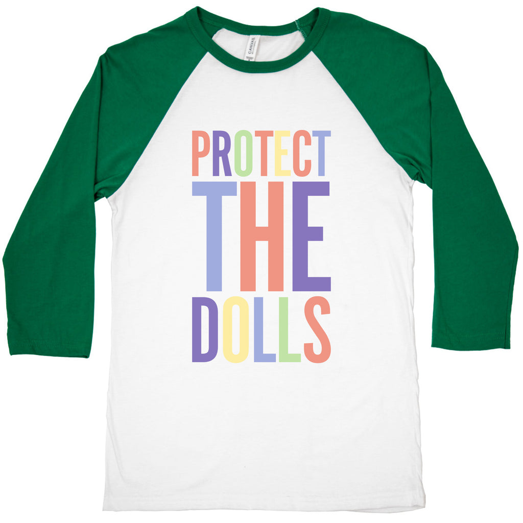 Protect The Dolls Trans Rights Baseball Tee