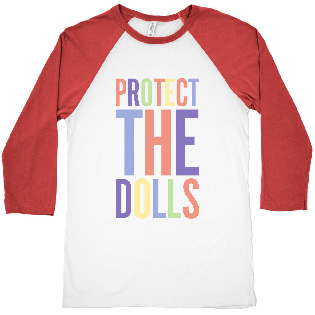 Protect The Dolls Trans Rights Baseball Tee