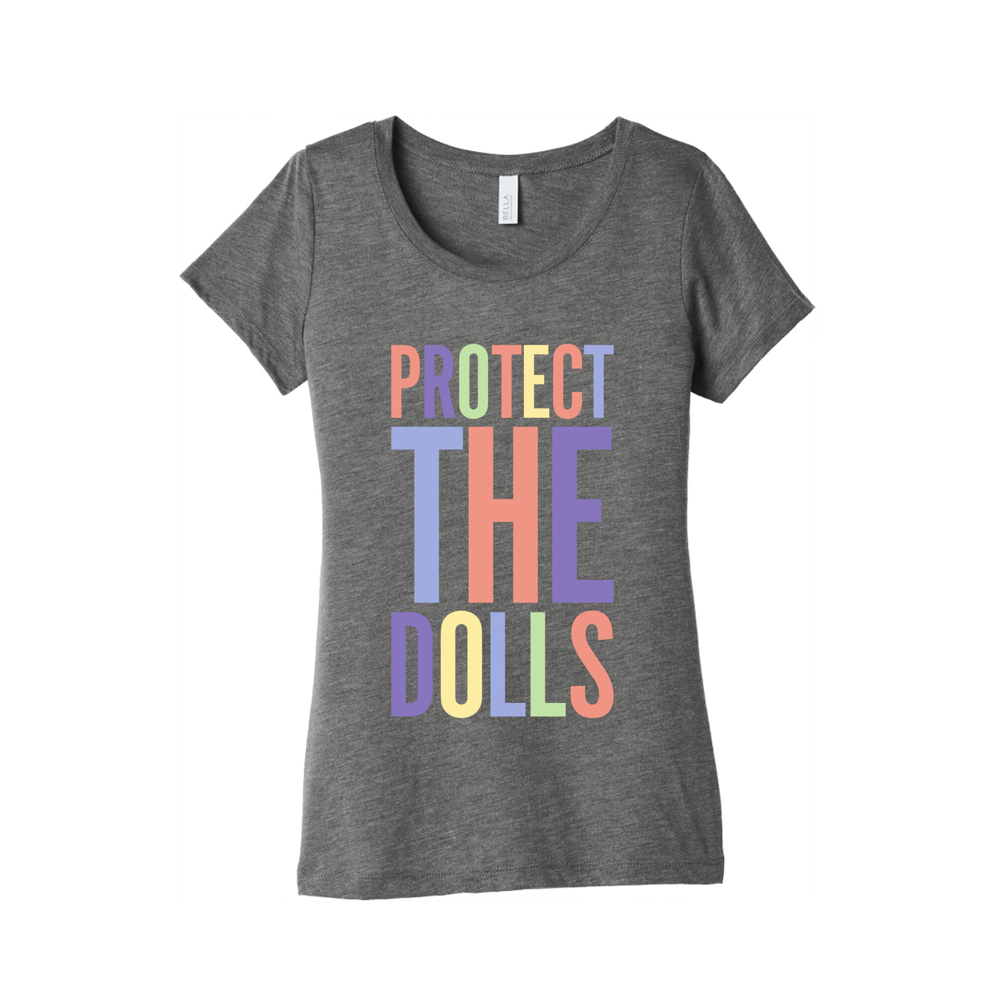 Protect The Dolls Trans Rights Womens Triblend Tee