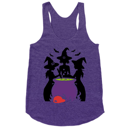 Witchy Political Protest Racerback Tank