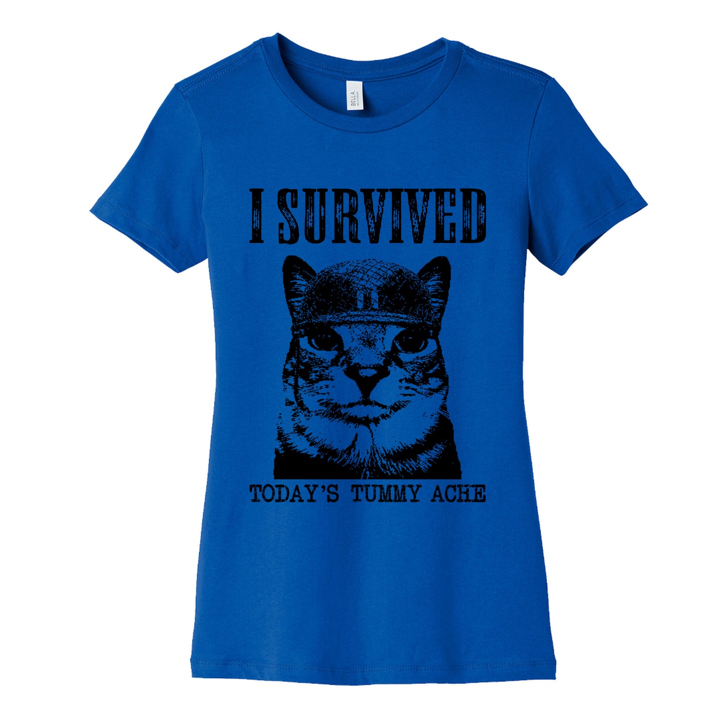 Tummy Ache Survivor Womens Cotton Tee