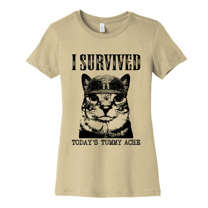 Tummy Ache Survivor Womens Cotton Tee