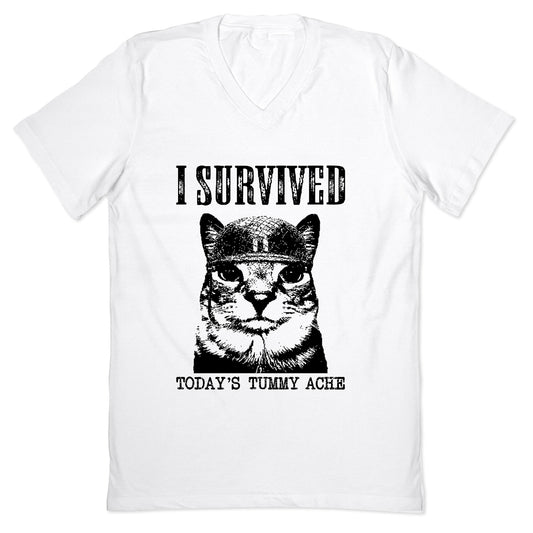 Tummy Ache Survivor V-Neck