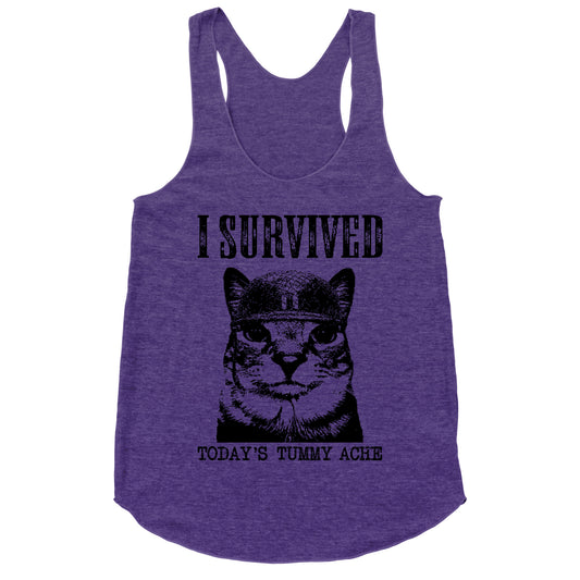 Tummy Ache Survivor Racerback Tank