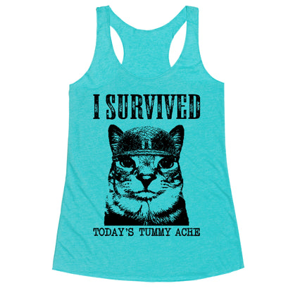 Tummy Ache Survivor Racerback Tank