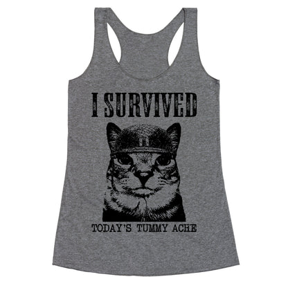 Tummy Ache Survivor Racerback Tank