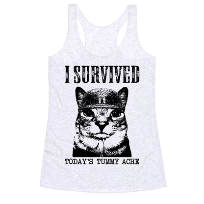Tummy Ache Survivor Racerback Tank