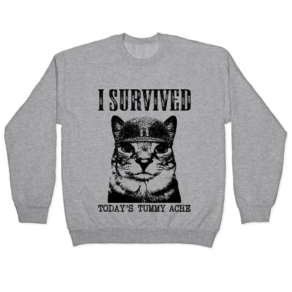 Tummy Ache Survivor Crewneck Sweatshirt
