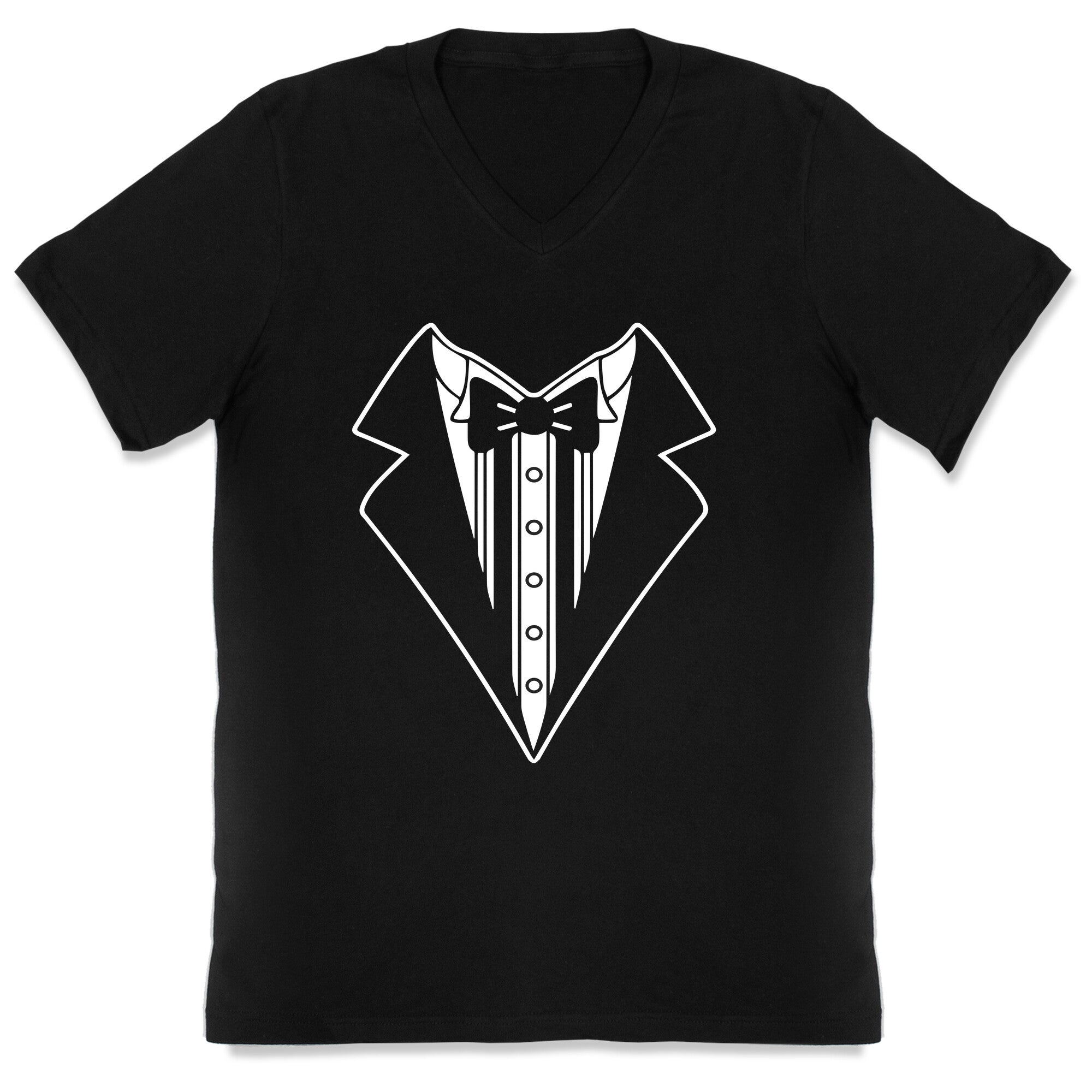 Tuxedo T Shirt V-Neck