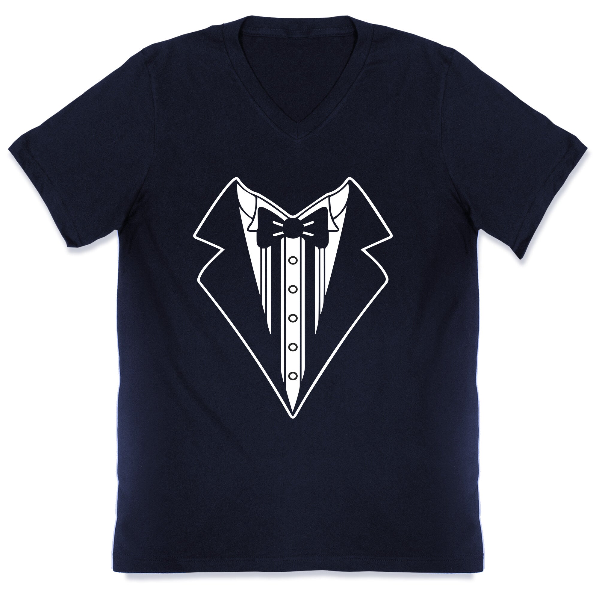 Tuxedo T Shirt V-Neck