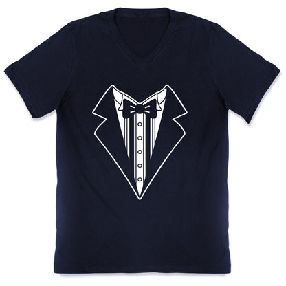 Tuxedo T Shirt V-Neck