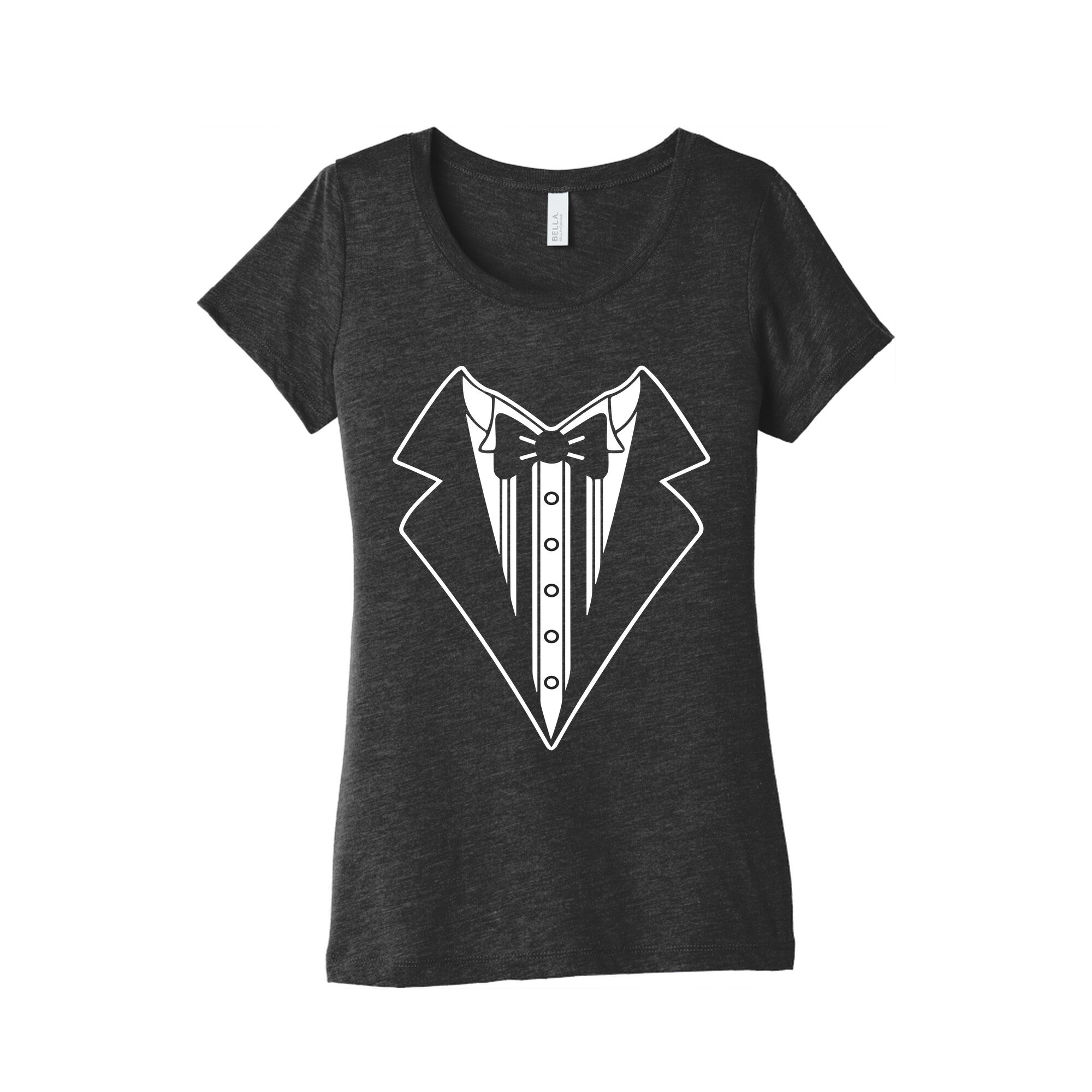 Tuxedo T Shirt Womens Triblend Tee