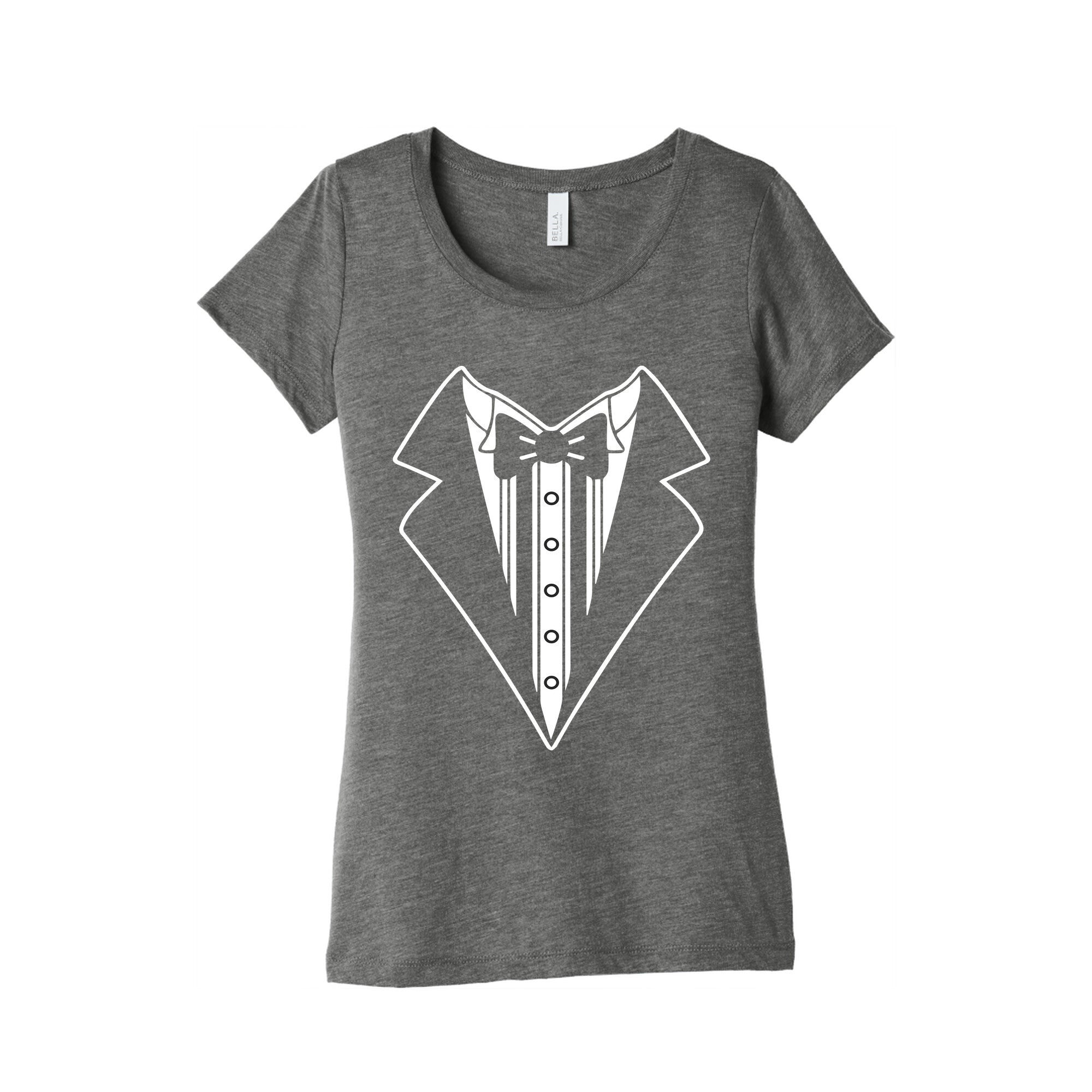 Tuxedo T Shirt Womens Triblend Tee
