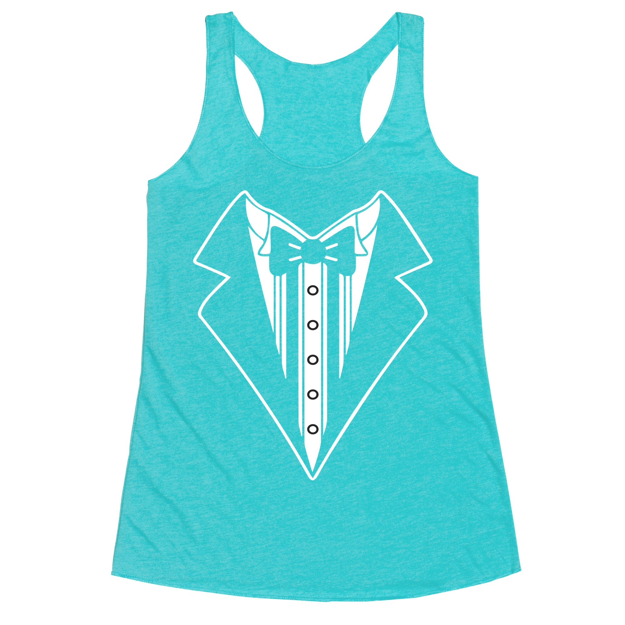 Tuxedo T Shirt Racerback Tank