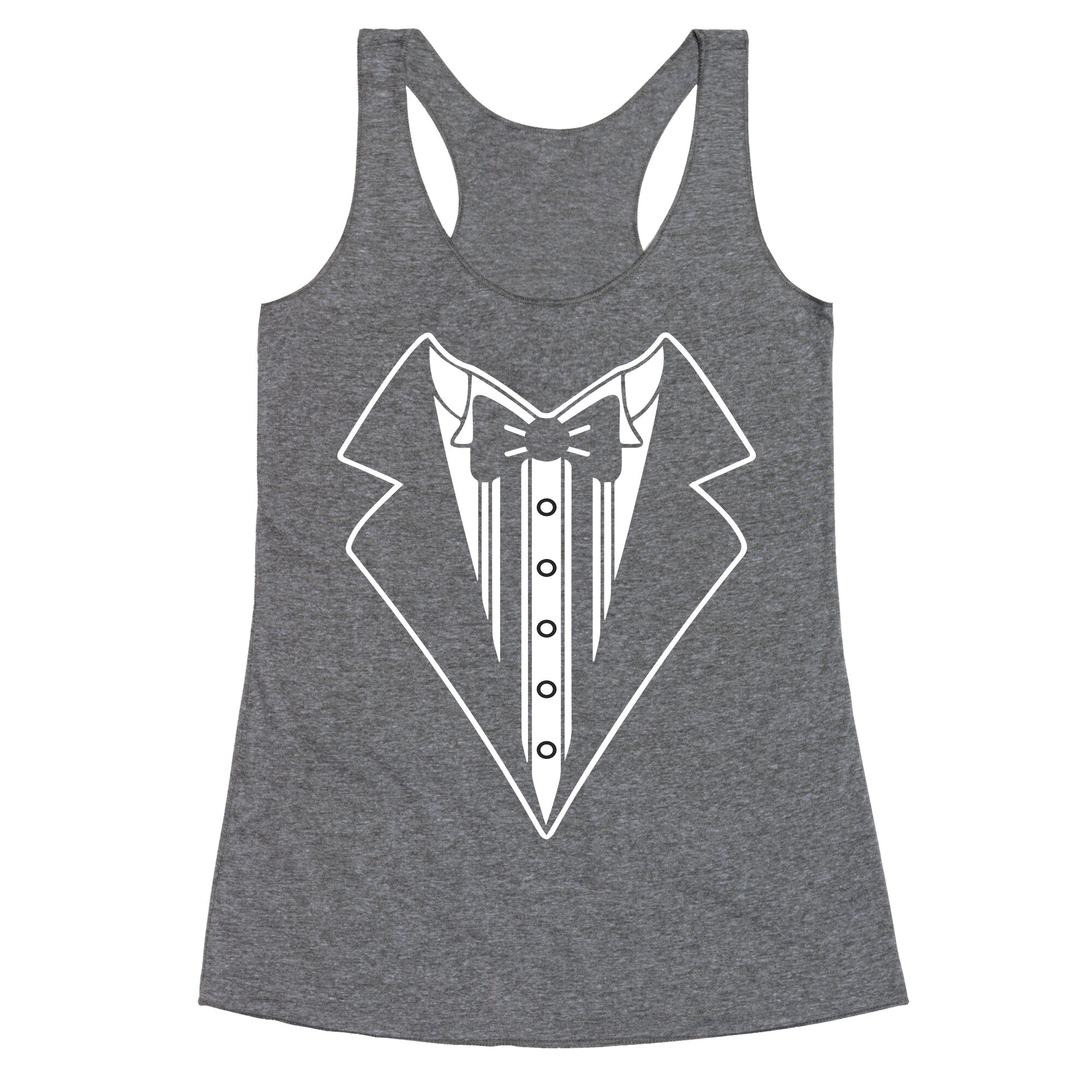 Tuxedo T Shirt Racerback Tank