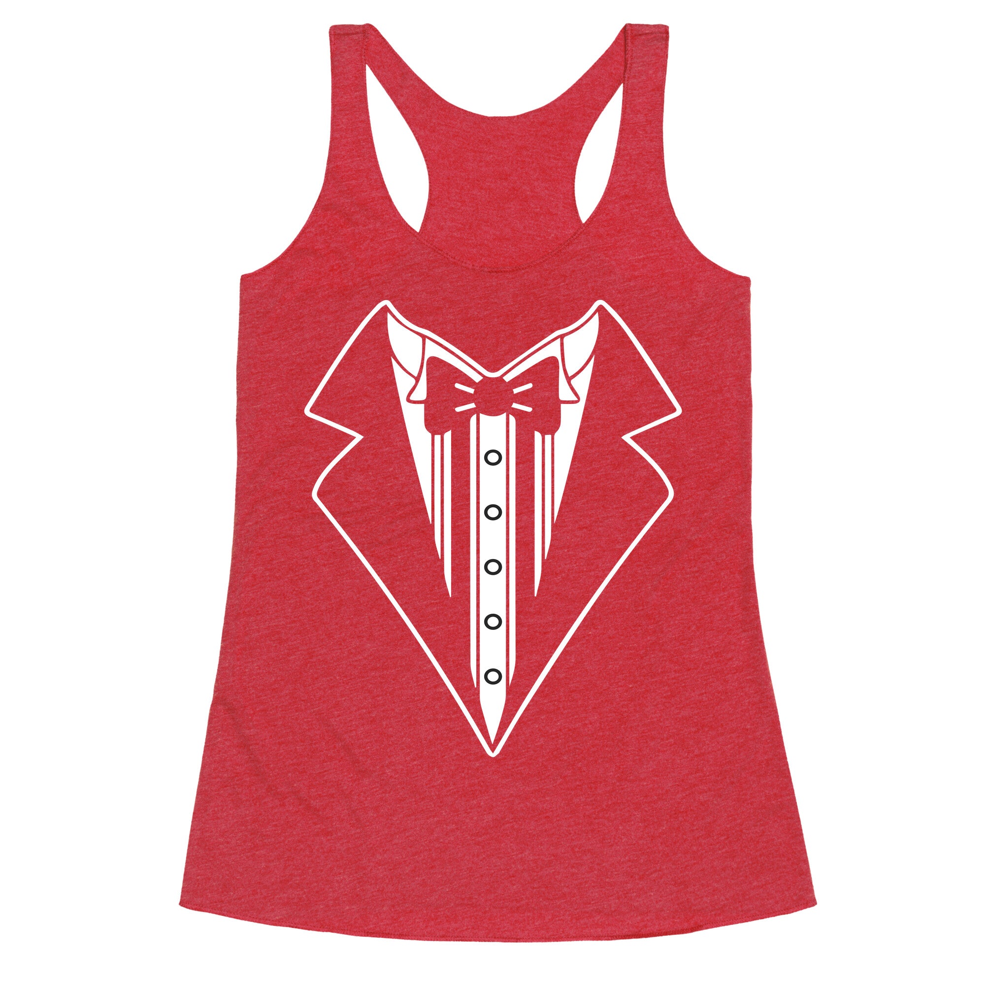 Tuxedo T Shirt Racerback Tank