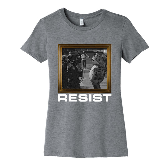 Portland Protest Frog Womens Cotton Tee