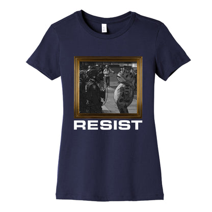 Portland Protest Frog Womens Cotton Tee