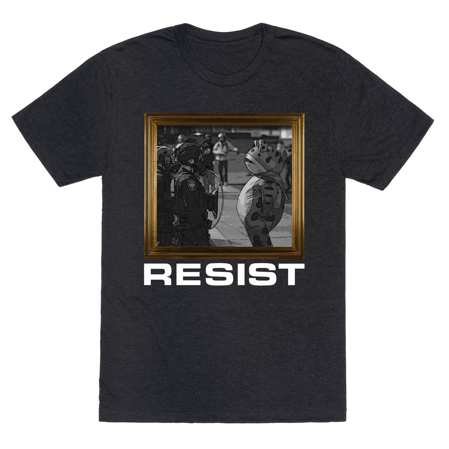 Portland Protest Frog Unisex Triblend Tee