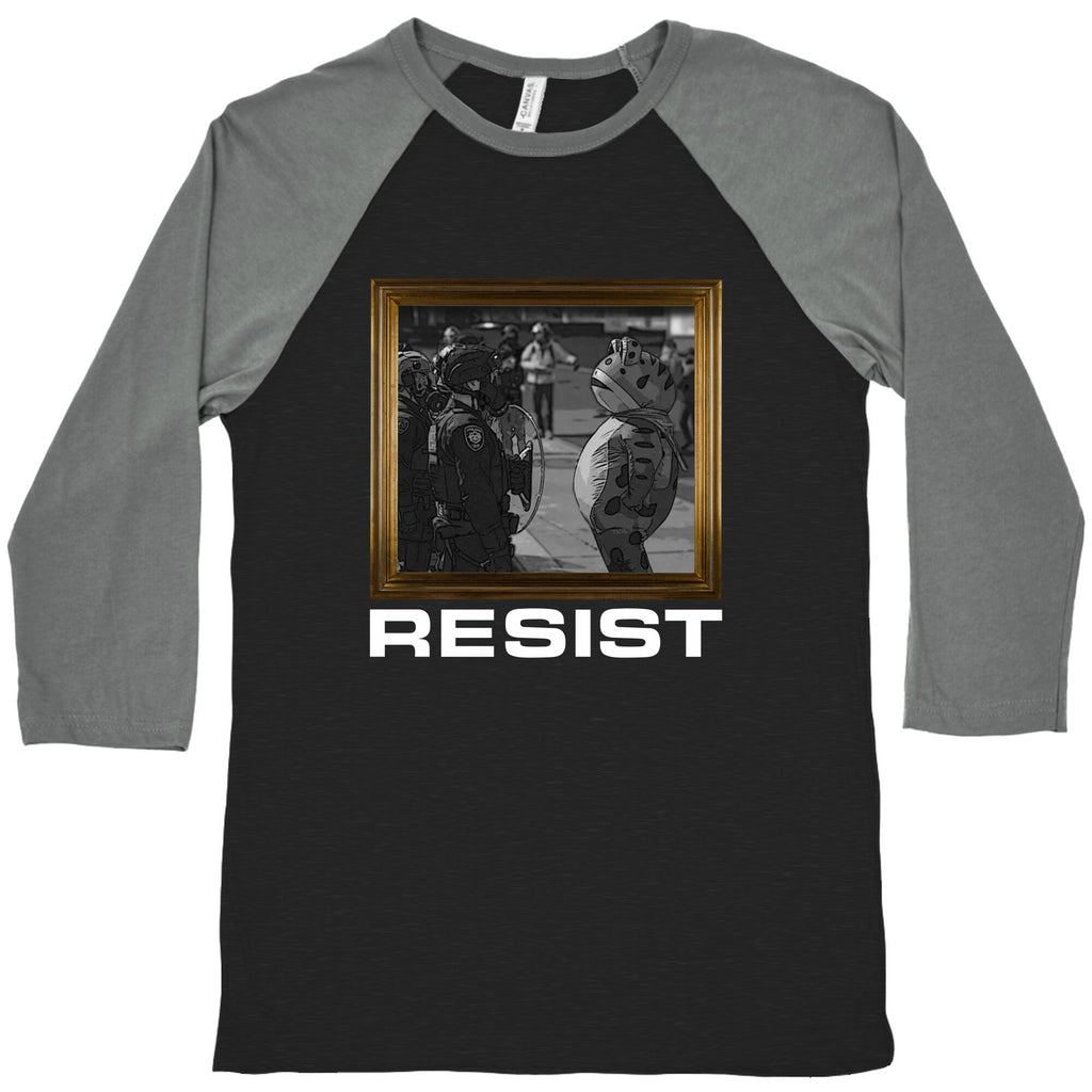 Portland Protest Frog Baseball Tee