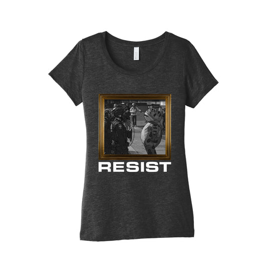 Portland Protest Frog Womens Triblend Tee