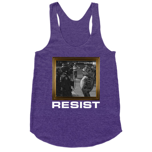 Portland Protest Frog Racerback Tank