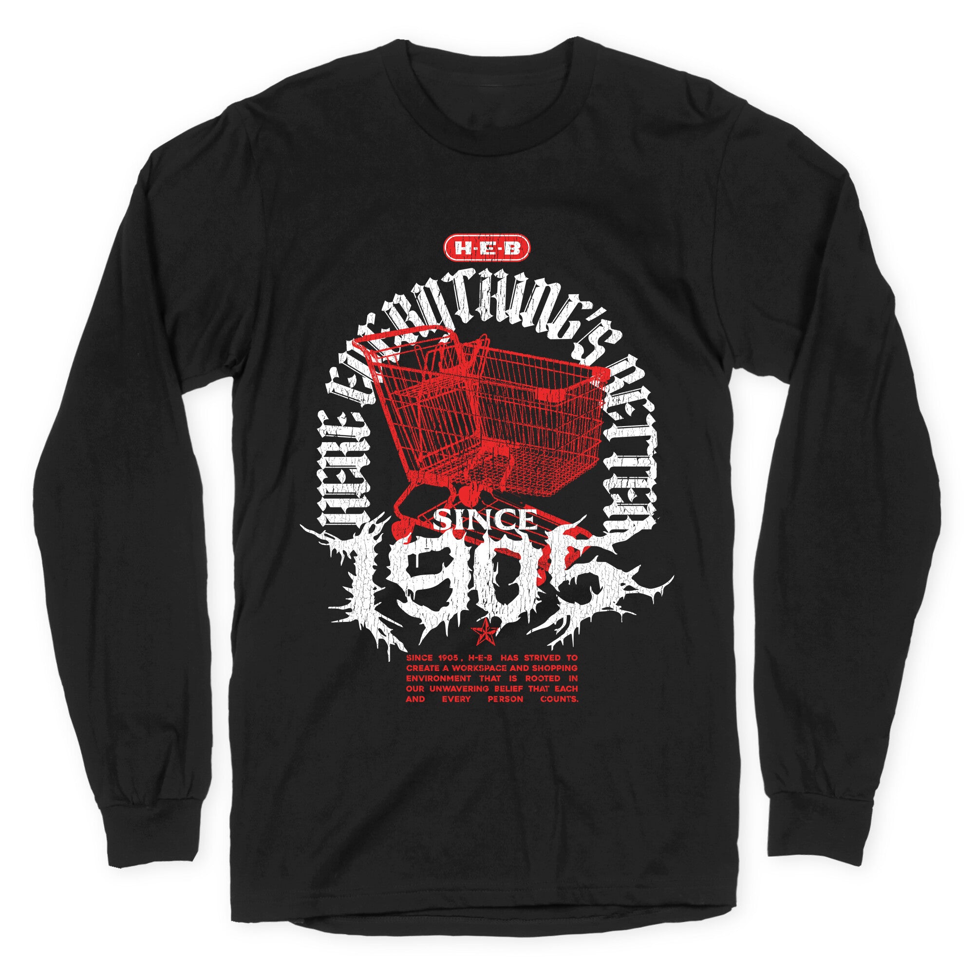 H-E-B Metal Shirt Longsleeve Tee